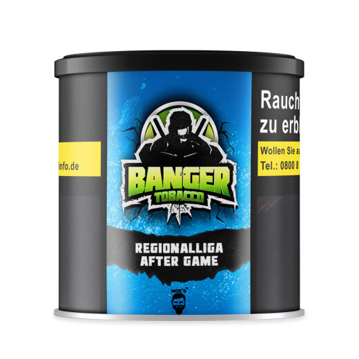 Banger Tobacco Shisha Tabak 200g - Regionalliga after Game